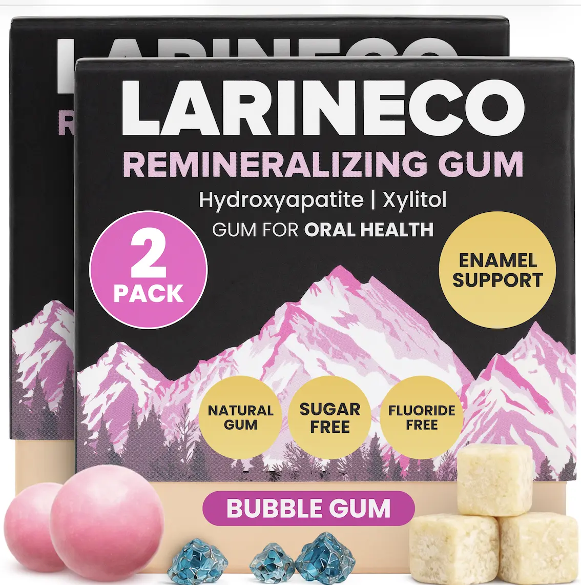 Larineco™️ - Bubblegum Remineralizing Gum