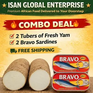 Ghana white Yam - Sweet Potato Flavor Staple Food from Ghana Cooked Fried or Roasted Snack