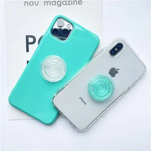 Transparent Finger Phone Grip For iPhone Samsung Huawei Xiaomi Universal Mobile Phone Stand Holder