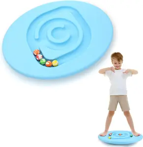 Balance Board Rocker Maze Board with 5 Balls,Children Snail Balance Board,Toddler Physical Therapy Toy,Load 220lb,Kids Maze Balance Board,Active Play and Exercise for Toddler 3+ Coordinate Games Sensory Play kids outdoor play