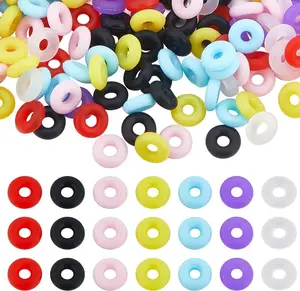 1 Box 420 count Rubber O Rings Beads  O Ring  Ending Locating   Spacer Beads for  Making Accessories Bracelet Necklace