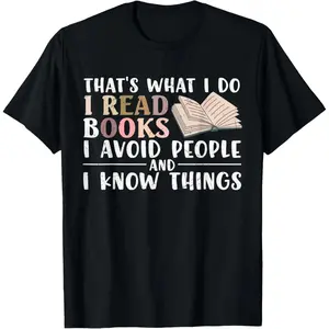 100% Cotton Book Lover Librarian Bookish Reading Bookworm Reader Nerd T-Shirt