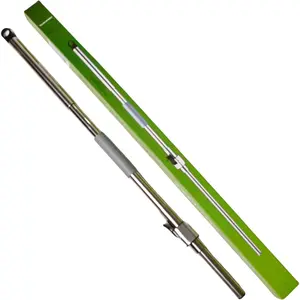 Stainless Steel Mop Handle 37" to 53" Long - Heavy Duty Spin Mop Replacement Stick - Commercial & Industrial Use Suitable for , Office, Hospitals, Hotels for Floor Cleaning