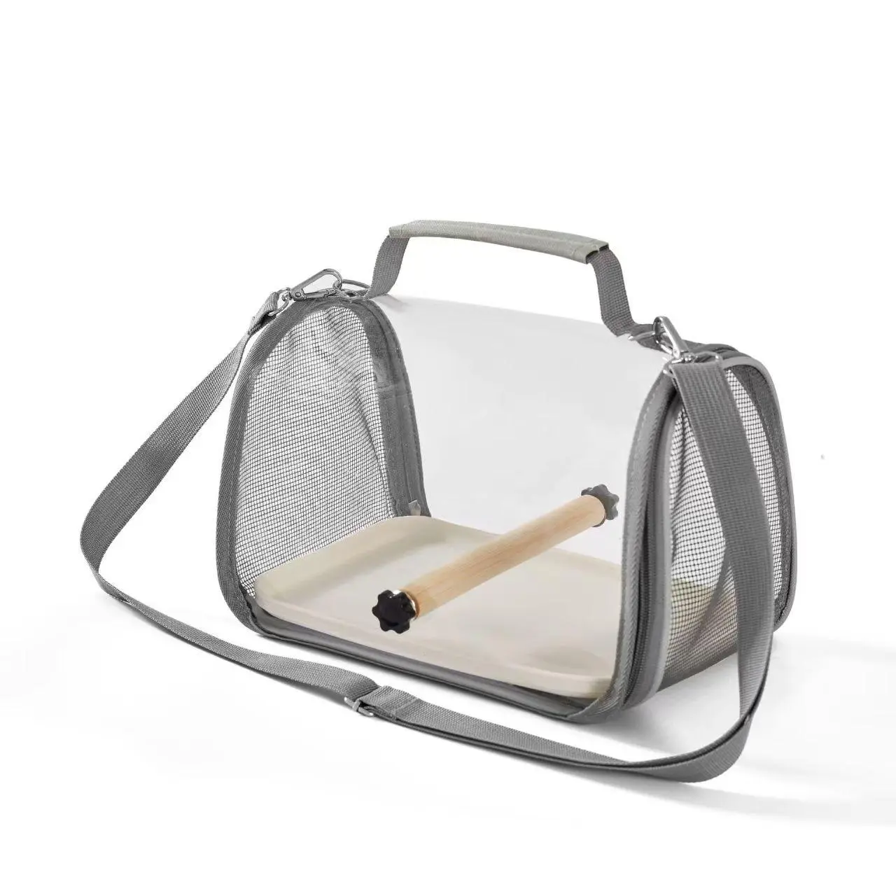 Breathable Transparent Bird Carrier Bag, Multifunctional Pet Backpack, Portable Pet Carrier Bag for Parrot, Pigeon, Sparrow, Lizard, Animal Carrier