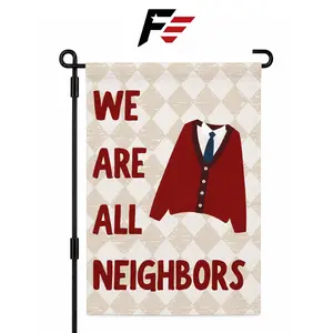 Garden Flag, Inclusivity Diversity Love Thy Neighbor, Outdoor Banner, House Decoration, Yard Sign, Welcome Sign, Home Decor, Lawn Flag