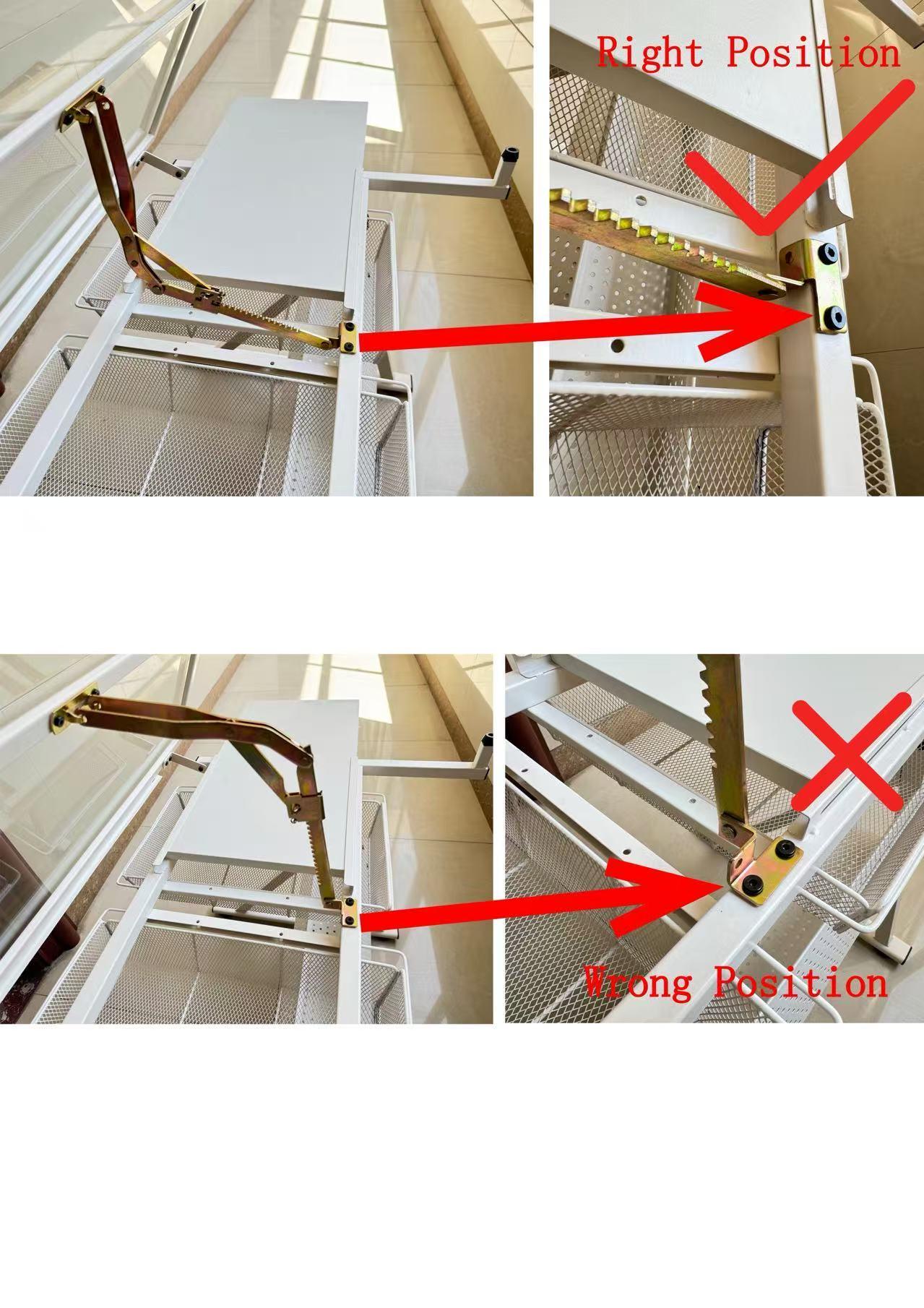 White tabletop Adjustable drafting drawing table for Crafting, Reading, Writing with stool and 3 Storage drawers