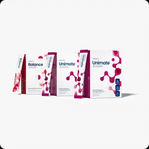 Unicity Feel Great - Raspberry Pomegranate Unimate 2 Boxes & Mixed Berry Balance 1 Box - 30-day Supply