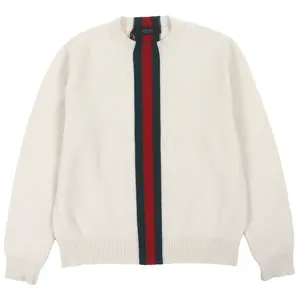 Pre-owned GUCCI Wool Small Leather Goods Sweater