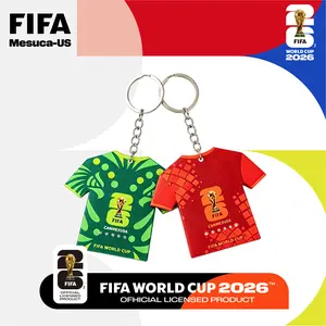FIFA 2026 World Cup Official Air Freshener Keychain | Jersey Shape Car Freshener - 3 Scents Available Gift Hanging Leather Metal Decor Soccer Trophy Tropical Tropical Soccer Metal Leather Trophy summerwins