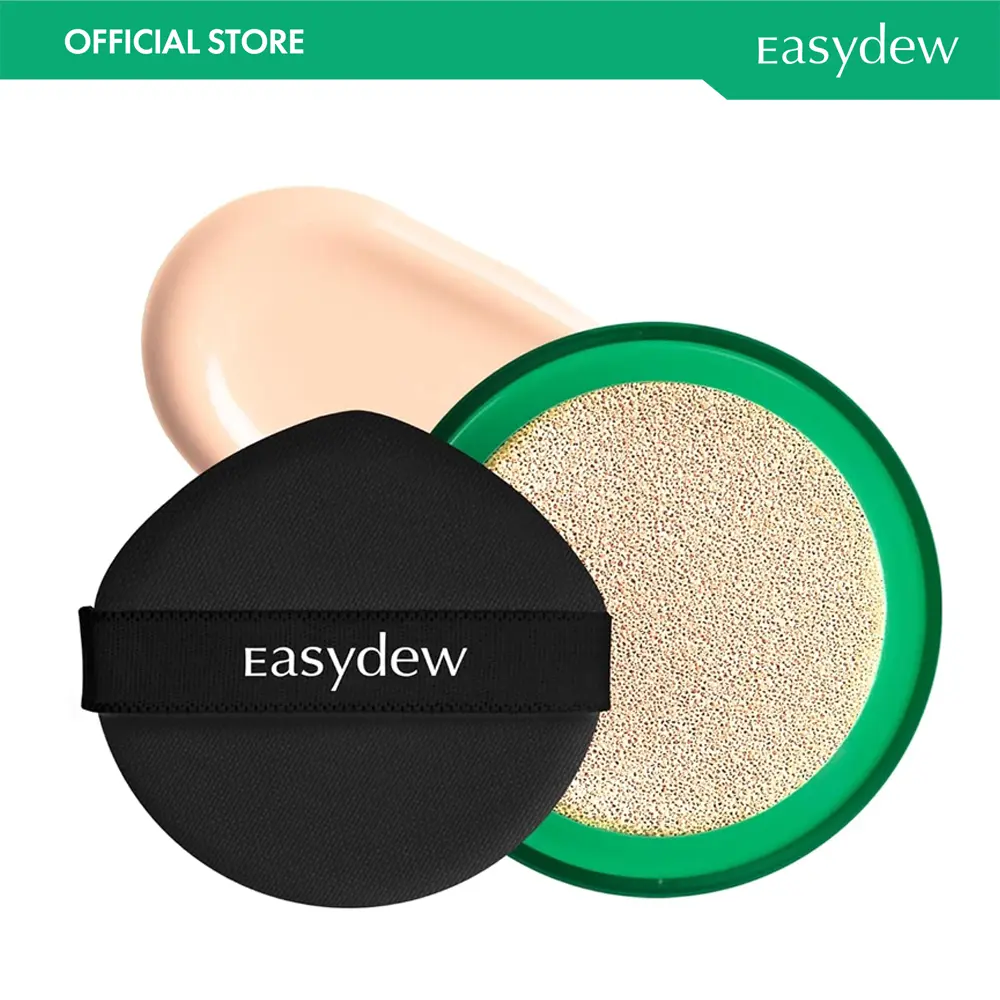 (Refill Only)Easydew Mela B Toning Ampoule Cushion Refill - Official Product 2-in-1 Korean Skin Care & Face Beauty Makeup - Age-Defying Full Coverage Cushion Foundation with Niacinamide & Hyaluron-Vital C 0.45 oz Olive Young