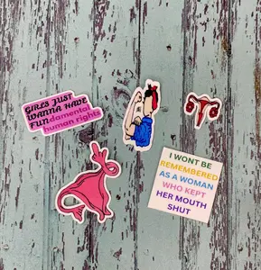 5 Pcs Women’s Rights Stickers