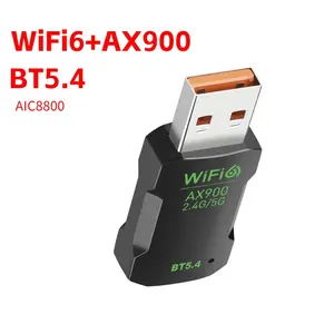 AX900 Wireless 5.4 USB Adapter with Wifi 6 Mini USB Dongle for Dual Band 5G/2.4G Wifi6 Network Card, Wireless Receiver, No Driver Needed for PC