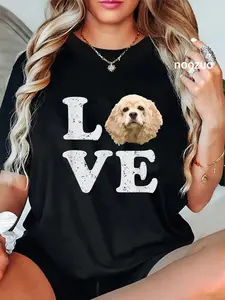 100% Cotton I Love My Cocker Spaniel T-Shirt | Puppy Dog Graphic Tee T-Shirt