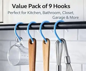 Rubber S-shaped hook