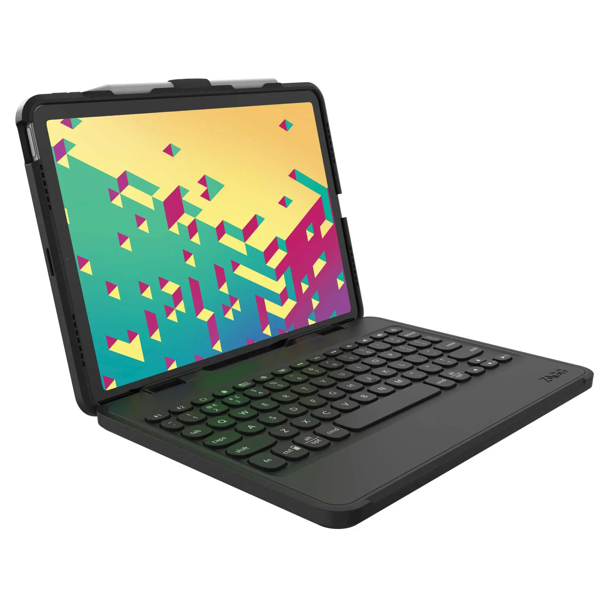 ZAGG Rugged Book Detachable Case and Magnetic-Hinged Keyboard for iPad 10.9" (air 4th gen) 11 inch (1st & 2nd Gen)  Multi-Device Bluetooth Pairing  Backlit Keyboard  Durable