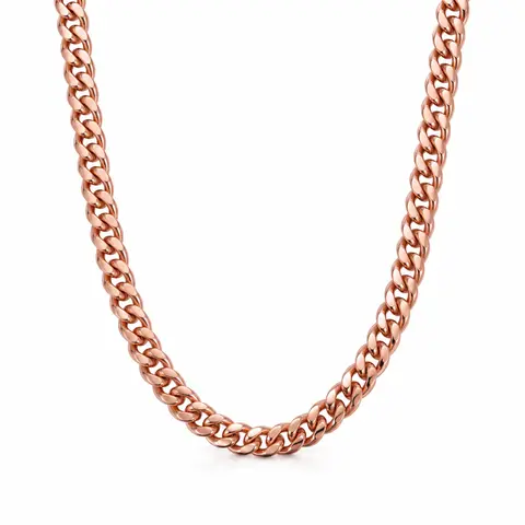 Jecanori Men's Pure Copper Link Chain Necklace - Men's Jewelry with 3500 Gauss Ultra-Strength Neodymium Magnet, Unisex Compatible Gifts for Him, Chains Necklace for Women