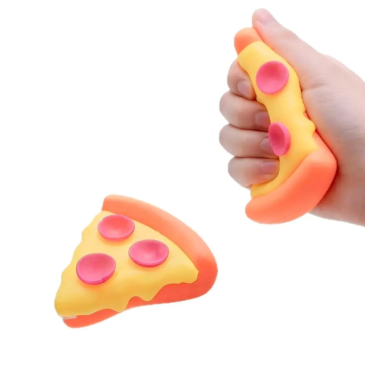 Jumbo Realistic Pizza Squishy – Ultra Soft Slow Rising Squeeze Toy – Scented Food Sensory Fidget for Stress & Anxiety Relief – Fun Stress Ball, Great Easter Basket Stuffers & Party Favors for Kids & Adults