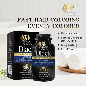 GLITZ Hair Dye - Fast Hair Coloring, Evenly Colored, Nonstick Scalp, Perfect Coverage of Grey Hair, Long Lasting, Rich Colour