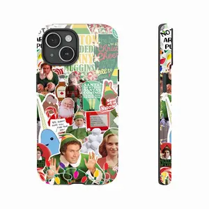 Elf Christmas Movie Collage iPhone Case for iPhone 17 Pro Max. Shockproof Dual - Layer PBT+TPU Protective Cover, Fits iPhone 17/16/15/14/13/12/11 Pro Max/Plus