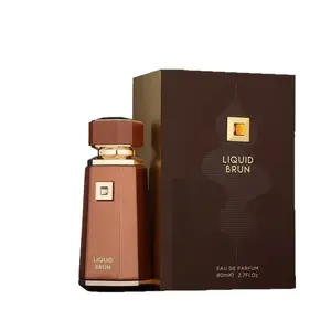 Liquid Brun Perfume Eau De Parfum by Fragrance World/french Avenue, Rose Scented Woody Aroma, Unisex, Warm Spicy Vanilla Notes, Ideal for Fall/winter