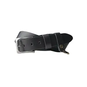 McKinney Men's Leather Belt Black - Timeless Craftsmanship for Everyday Wear