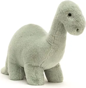 Fossilly Brontosaurus Dinosaur Stuffed Animal, Medium 15.5 inches - Dinosaur Plush Toy - Classic Children's Gift