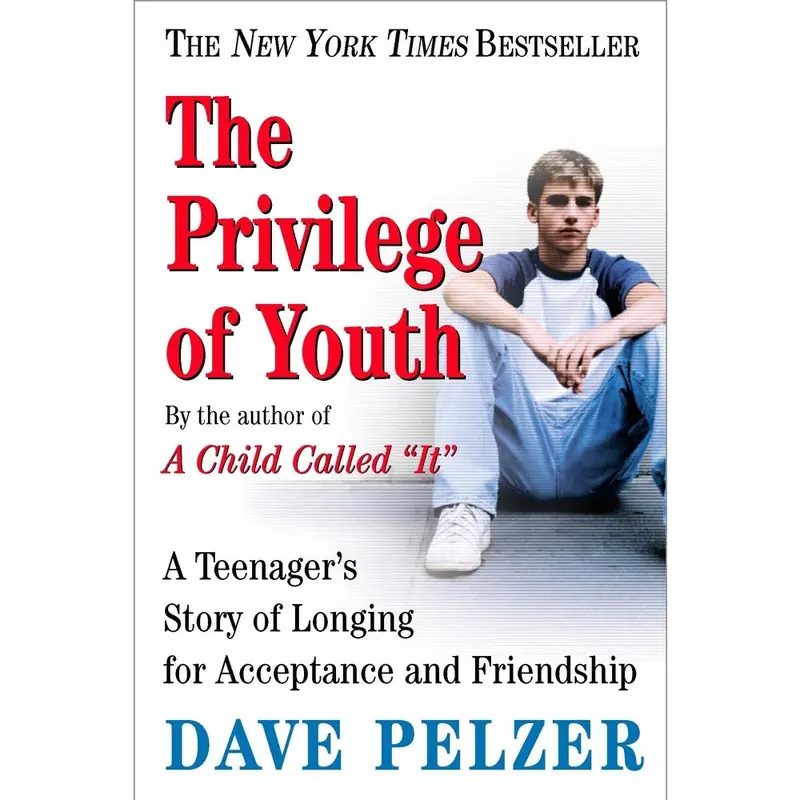 Used Book - The Privilege of Youth: Dave Pelzer's Autobiography (Plume, English Softcover, 240pp, 0.7lb, New York Times Bestseller) - Inspirational Bullying Survivor Memoir on Adolescence, Overcoming Adversity & Pain-to-Healing Arc for High School Readers