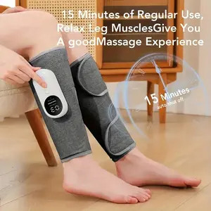 2pcs Wireless Leg Massager With Heat& Circular Air compression, 3 Intensities & Heat Levels,  Comfort device For men and women