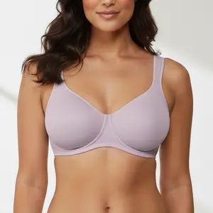 HSIA Joan Soft T-Shirt Full Coverage Unlined No padded Underwire Plus Size Minimizer Bra Everyday Bra SpringStatements