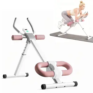 Adjustable Ab Trainer Machinewith Monitor, Foldable Ab Exercise Machinefor abs, Arm, Leg, Buttocks Shaper. PLT upper glute workout machine