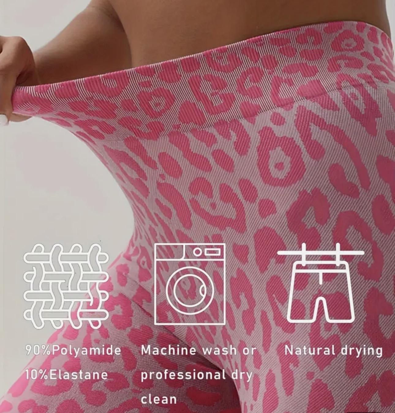 Women's Leopard Print High Waisted Yoga Pants for Butt Lifting and Tummy Control Womenwear