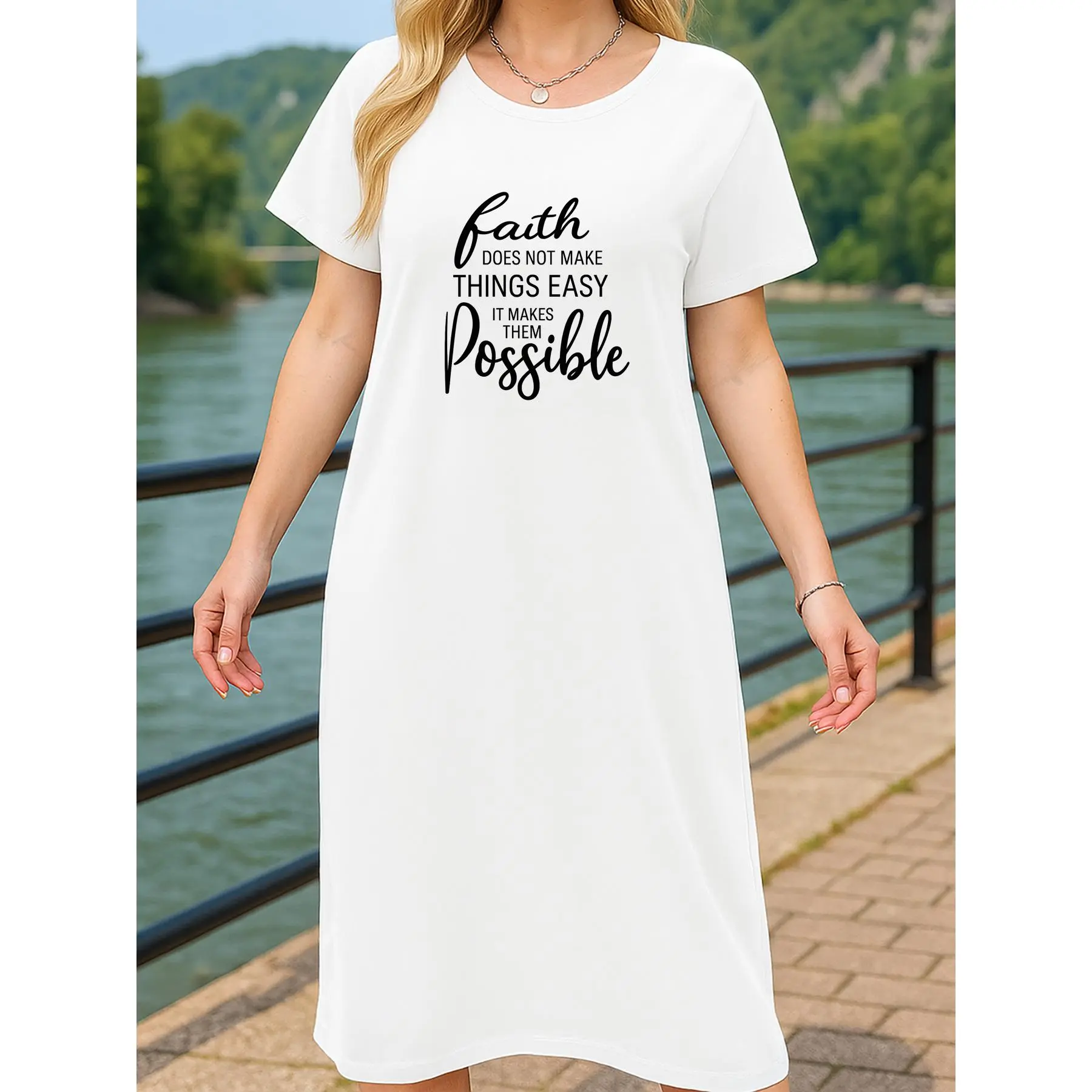ladies night dress t shirt Hnodov Pajama Nightgown for Women Short Sleeve T Shirt Nightwear Top Loose  Casual Daily Sleep Shirts Nightdress S-XXL, Black,Small at Amazon Women's  Clothing store