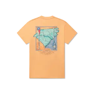 Men's River Route Collection T-Shirt - North Carolina, South Carolina