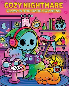 Cozy Nightmare Glow-in-the-Dark Coloring (Cozy Glow-in-the-Dark Coloring)