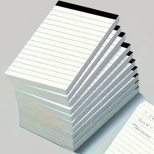 2 Pack A7 Lined Multi-Use Tear-Off Notepads, Perfect for Notes and Lists, Portable Size for Home and Office Use