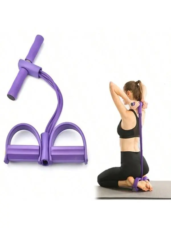Pedal Tensioner Multi-Functional Home Fitness Equipment Yoga Abdominal Strengthening Elastic Band Tension Rope