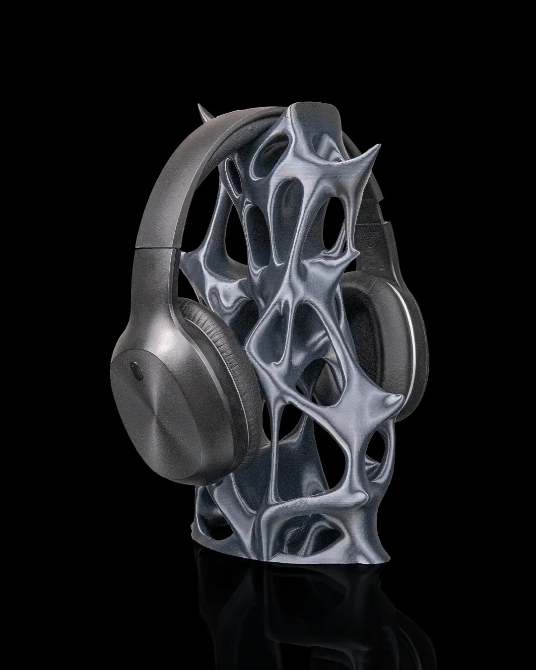 Modern Artistic Headphone Stand Holder Gaming Desk Decor Organizer