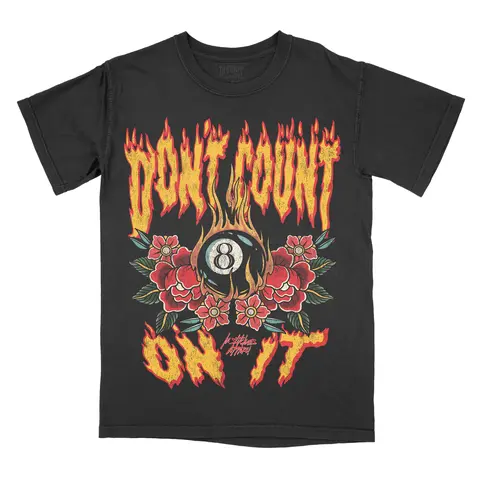 Don't Count On It 8 Ball Comfort Colors Unisex T-shirt Gothic Alternative Fashion Top Tshirt Streetwear Short sleeve Printed Graphic Tee Cotton Alt Goth