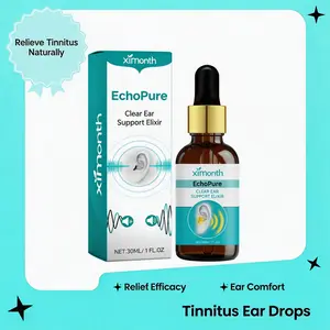 Ear Care Drops for Tinnitus Relief and Earwax Removal Gentle Ear Cleaning Solution for Adults and Kids Safe Ear Health Liquid