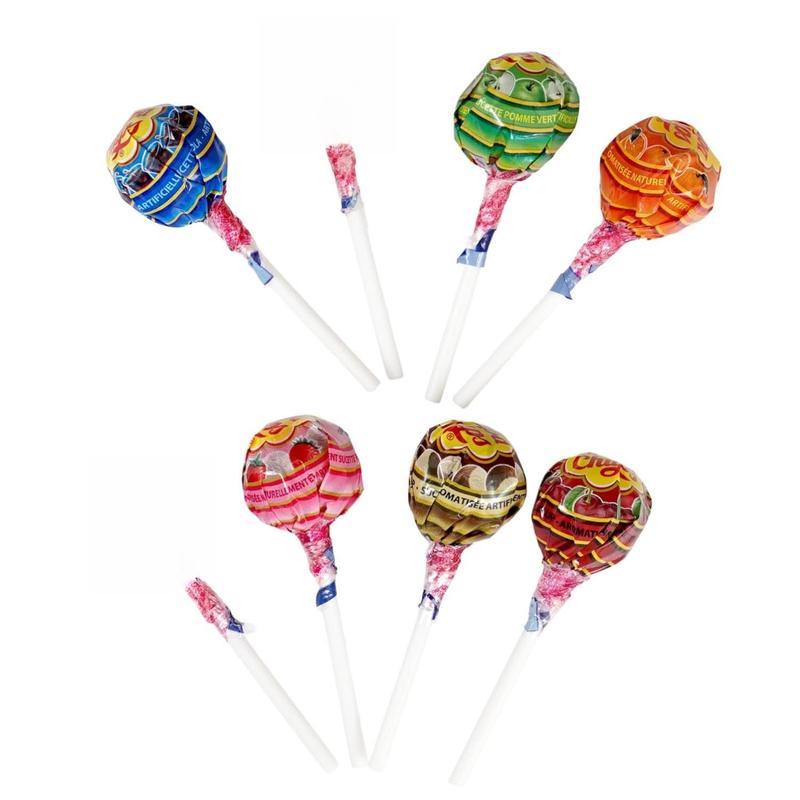 ChupaChups Assorted Lollipops, 2 Pound Bulk Bag (Approx 64 Lollipops), Individually Wrapped, The Hampton Popcorn & Candy Company