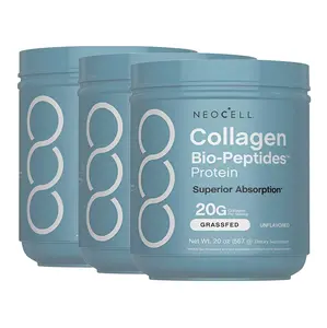 3 Botte NeoCell Collagen Bio-Peptides Powder 20oz -UK Grassfed Protein Supplement-Advanced with 18 Essential Amino Acids
