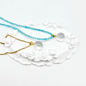 Natural Clear Quartz S925,  More Jewelry in Live Room, Sterling Sliver 925 Clear Quartz Necklace, Clear Quartz Gift, Natural Crystal Necklace,  Crystal Jewelry for Women