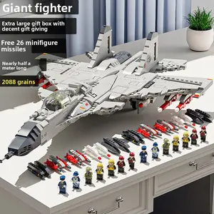 Compatible with LEGO 2025 New Model Building Blocks J-15 Fighter Jet Educational Assembly Toy Boys Airplane Birthday Gift
