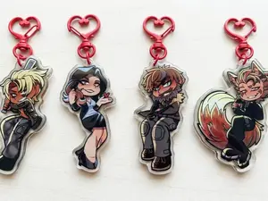 TPOF Celia, Derek, Mason, and Fox Acrylic Keychain