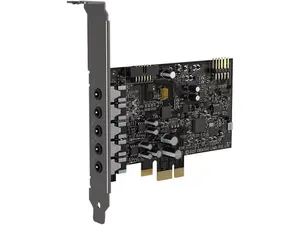Creative Sound Blaster Audigy Fx V2 Upgradable Hi-res PCI-e Sound Card with 5.1 Discrete and Virtual Surround, Scout Mode, SmartComms Kit for PC