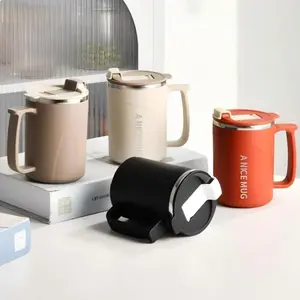 New Simple High-Aesthetic Dual-Layer 304 Stainless Steel Insulated Thermos Cup/coffee Mug, Suitable for School, Office, Camping, Home Use