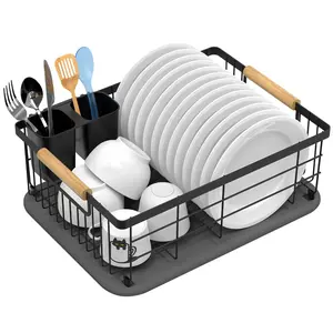 Stone Dish Drying Mat with Drainer Dish Rack for Kitchen Counter, 15.7x11.8 inch Super Absorbent Non-Slip Diatomite Dish Drying Mat,Diatomaceous Earth Drying Stone Dish Drying Mat