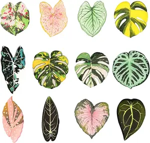 Green Leaf Magnet, Plant Inspired Fridge Decor, Botanical Magnetic Sticker, Gift for Nature Lovers, Perfect for college dorm rooms school lockers, stocking stuffers, refrigerators