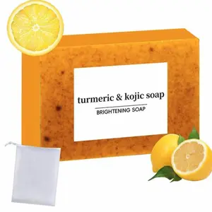 Lemon Turmeric Kojic Acid Soap Dark Spot Removing Cleansing Bar