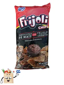 3 pack Frijoli Chips Corn chips snacks by bocadeli